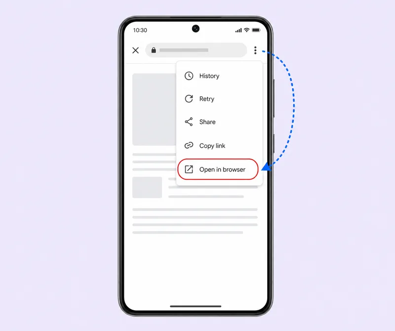 Panduan membuka halaman di browser
